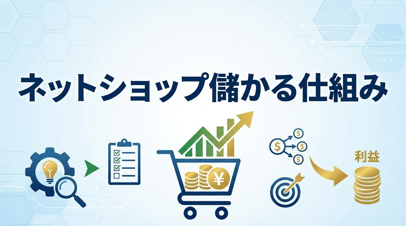 2026年版】ネットショップが儲かる仕組みを徹底解説｜利益率アップの実践法 - Webビジネスツール比較ナビ